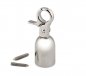 Preview: Karabiner Endstück - silber - 18,5mm